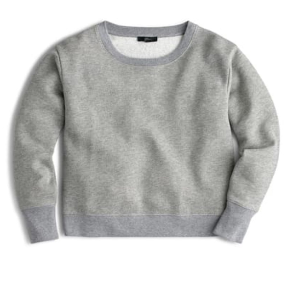 Jcrew lurex shrunken sweatshirt, NWT
